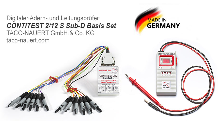 Leitungssortierer CONTITEST 2/12-S Basis-Set SUB-D