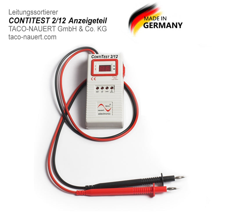 Leitungssortierer CONTITEST 2/12 Anzeigeteil